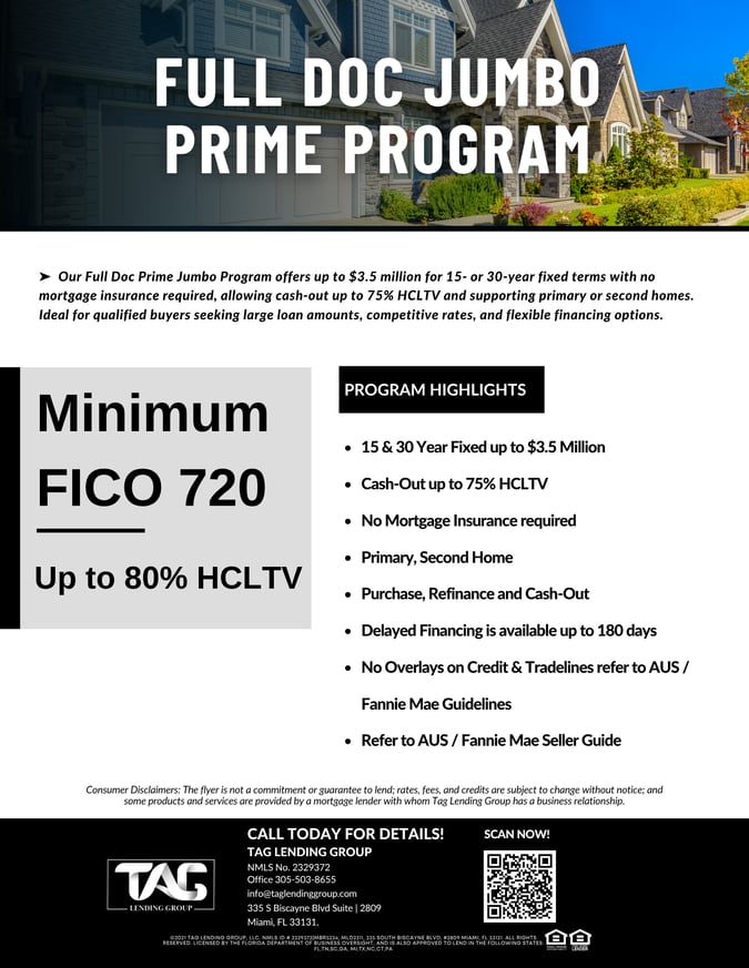 Full Doc Jumbo Prime Program