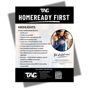 HomeReady First - Webpage