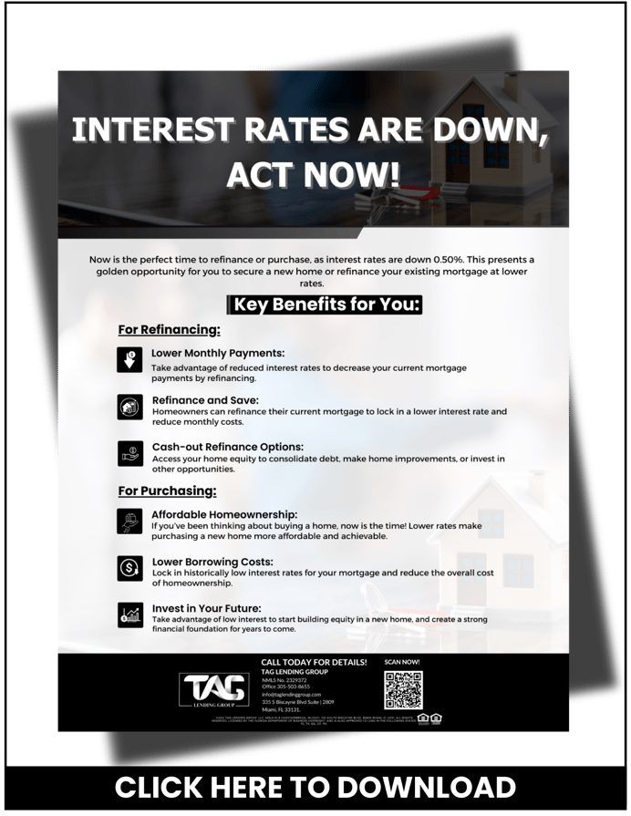 Interest Rates Are Down,  Act Now! (2)