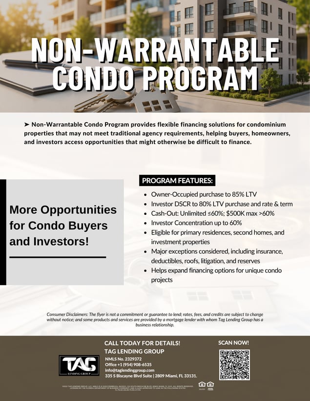 Non-Warrantable Condo Program