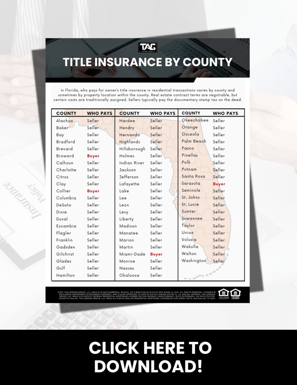 TITLE INSURANCE BY COUNTY (1)