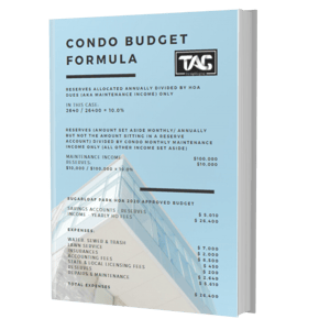 Condo Budget Formula