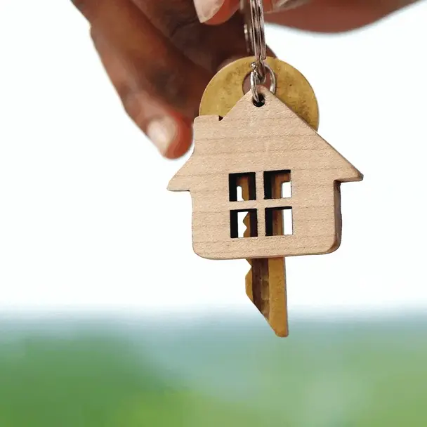 House key for a 15-year fixed-rate mortgage