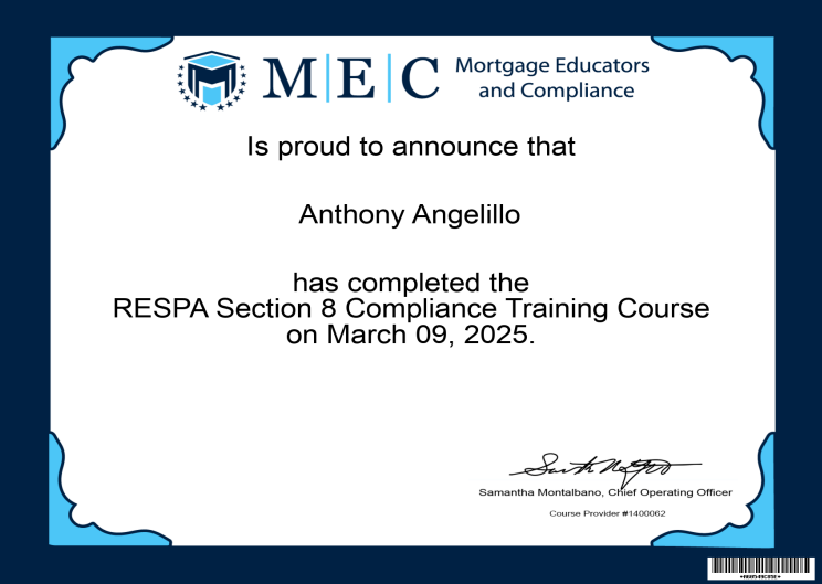 RESPA Section 8 Compliance Training Course