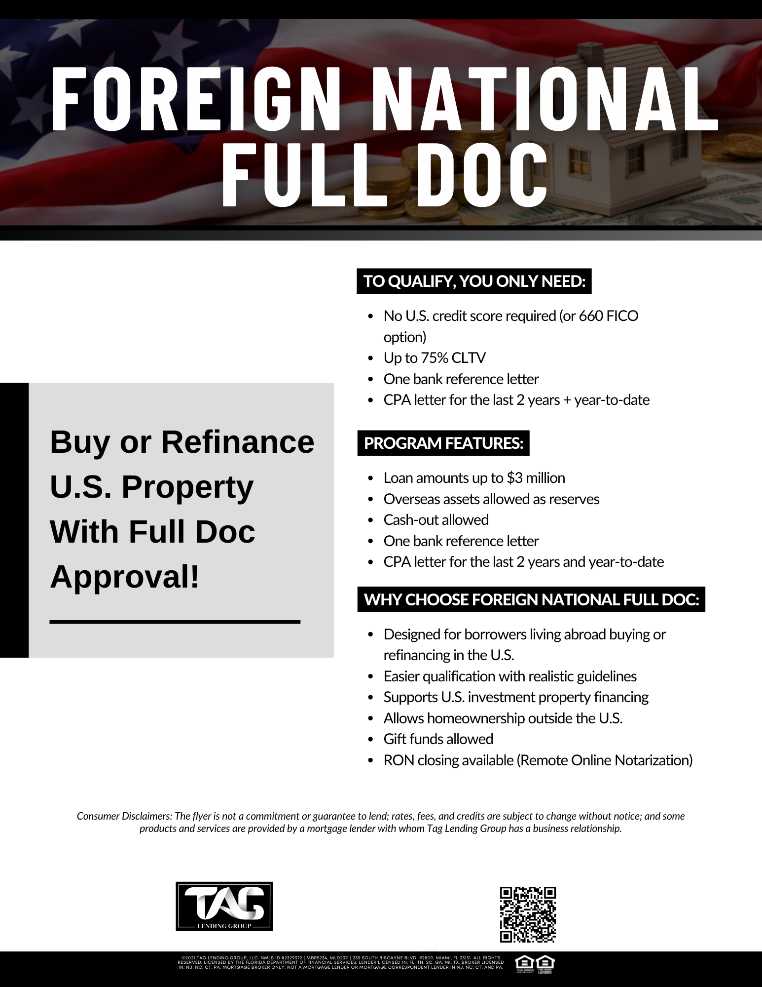 Foreign National Full Doc Program Overview