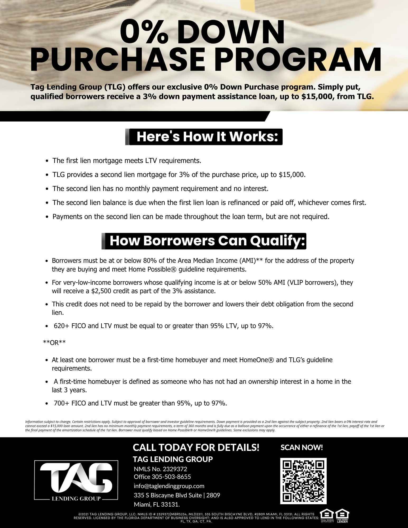 0% Down Purchase Program Overview