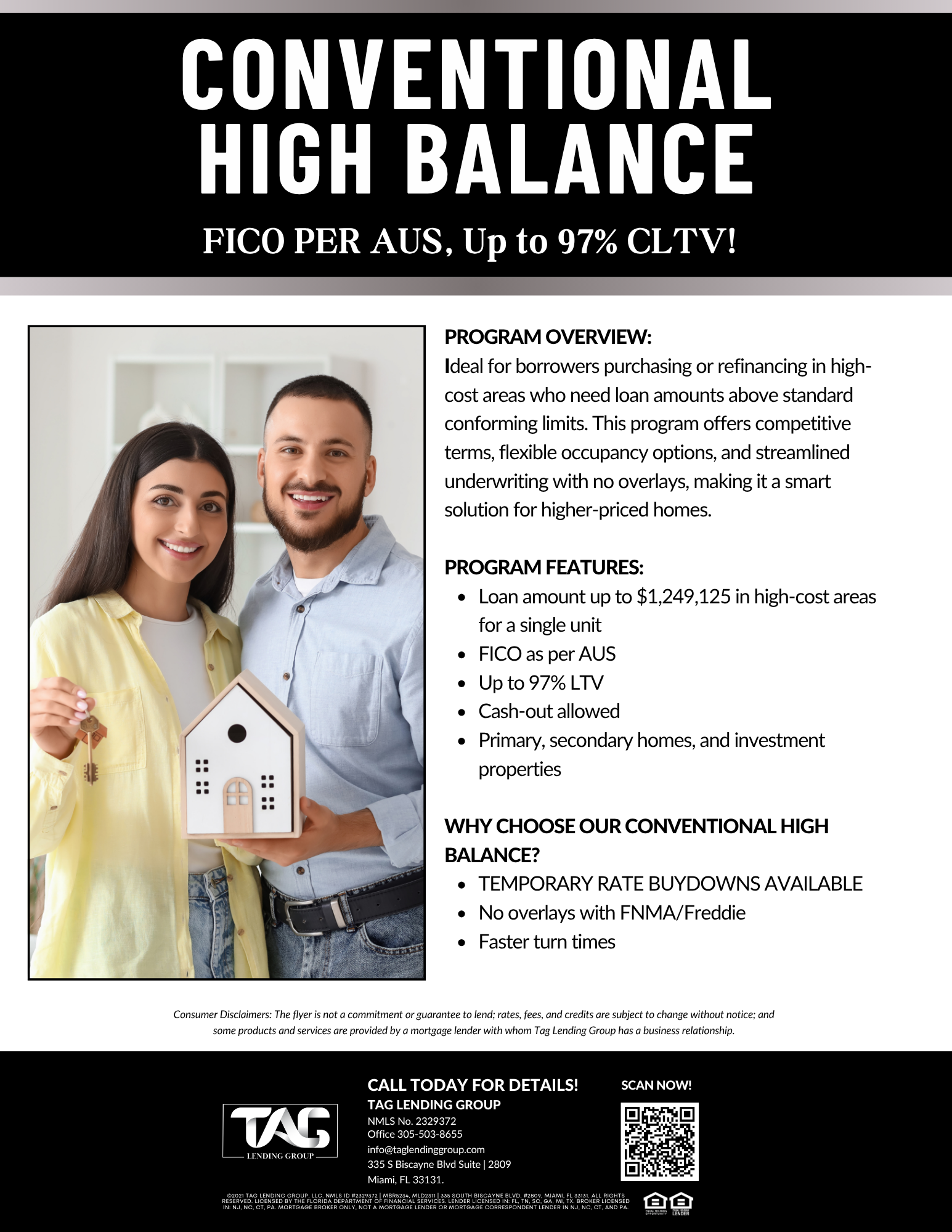 Conventional High Balance Program Overview