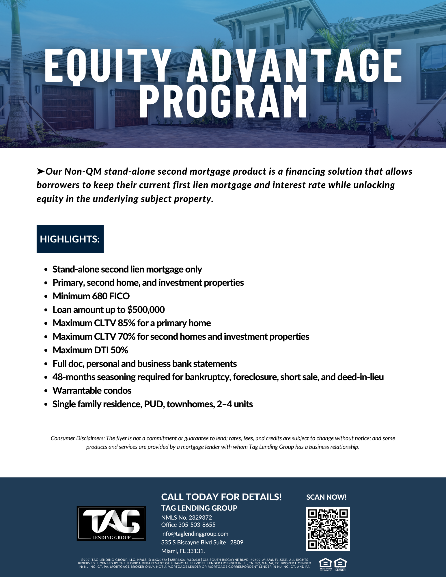 Equity Advantage Program Overview