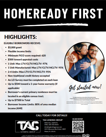 HomeReady First Loan Program Overview