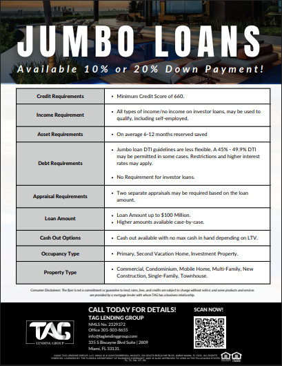 Jumbo Loan Program Overview
