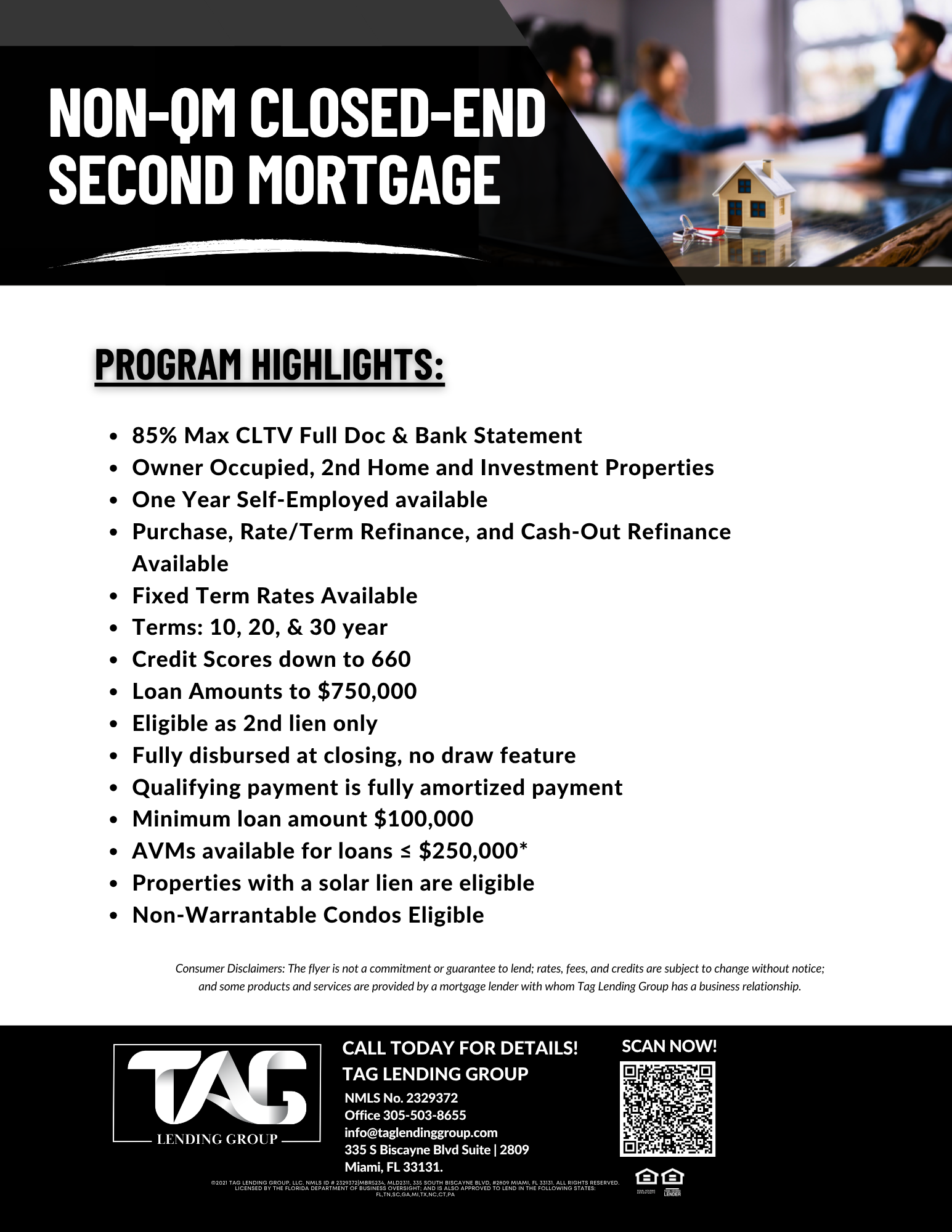 Non-QM Closed-End Second Mortgage Overview