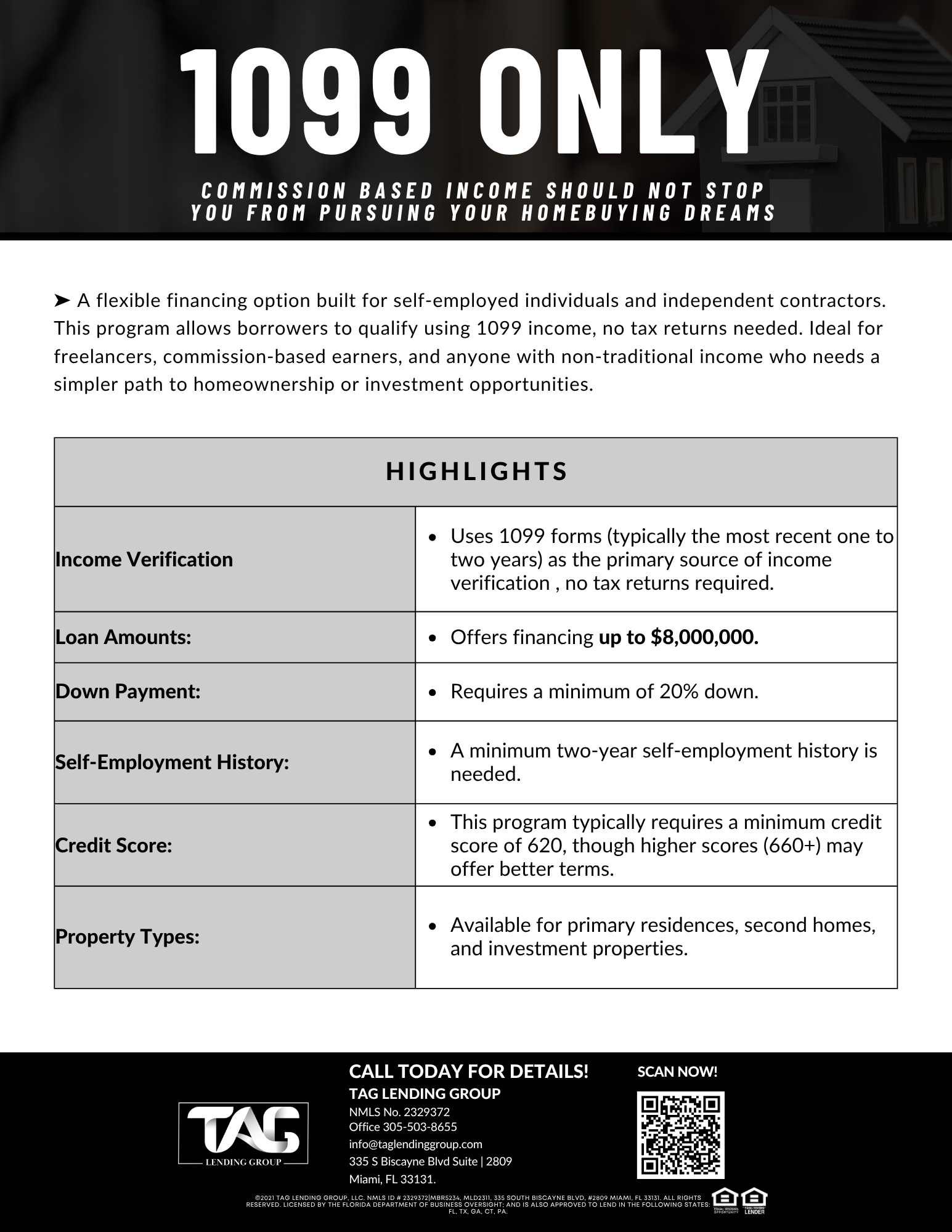 1099 Only Program Overview